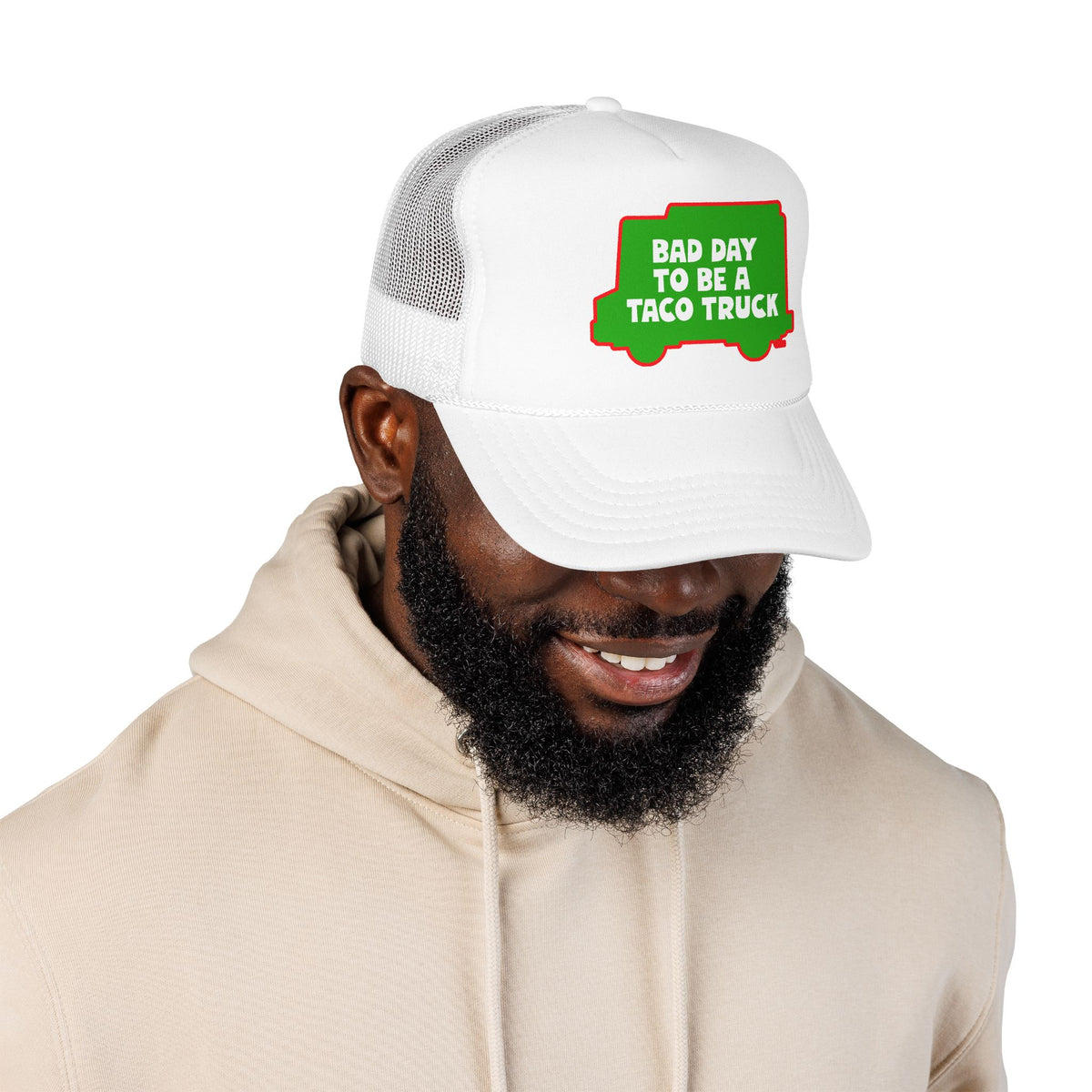 Bad Day to Be a Taco Truck Foam Trucker Hat